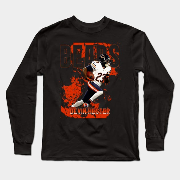 Devin Hester Long Sleeve T-Shirt by Aloenalone